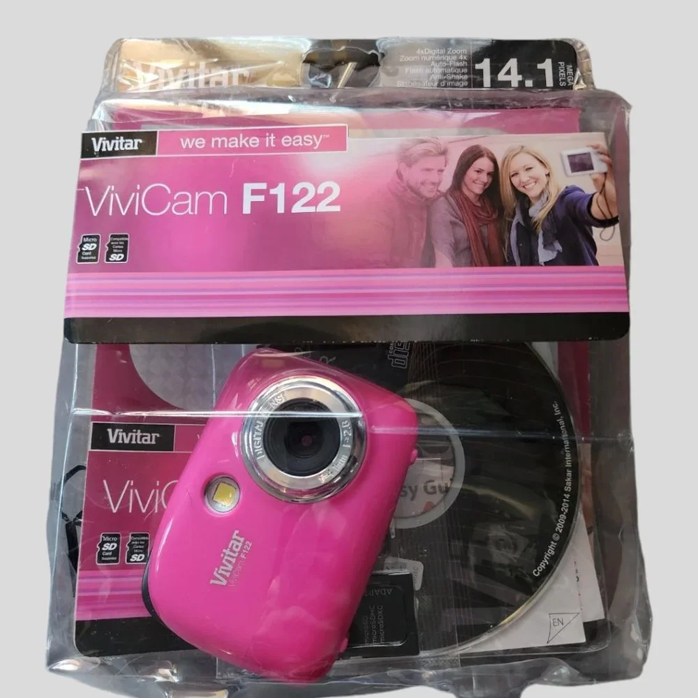 VIVITAR VIVICAM F122 14.1 Mega Pixels Cam w 1.8